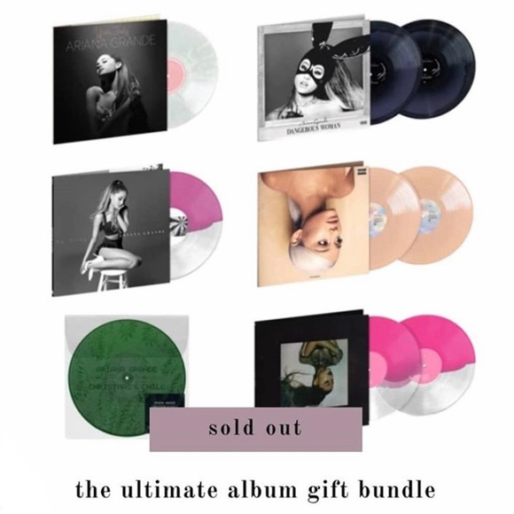 Ariana Grande Accessories New Ariana Grande Colored Vinyl Bundle Poshmark